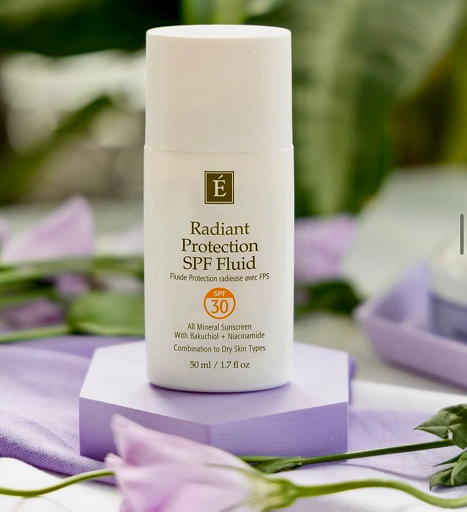 Eminence Radiant Protection SPF Fluid featured in Dawn’s article
