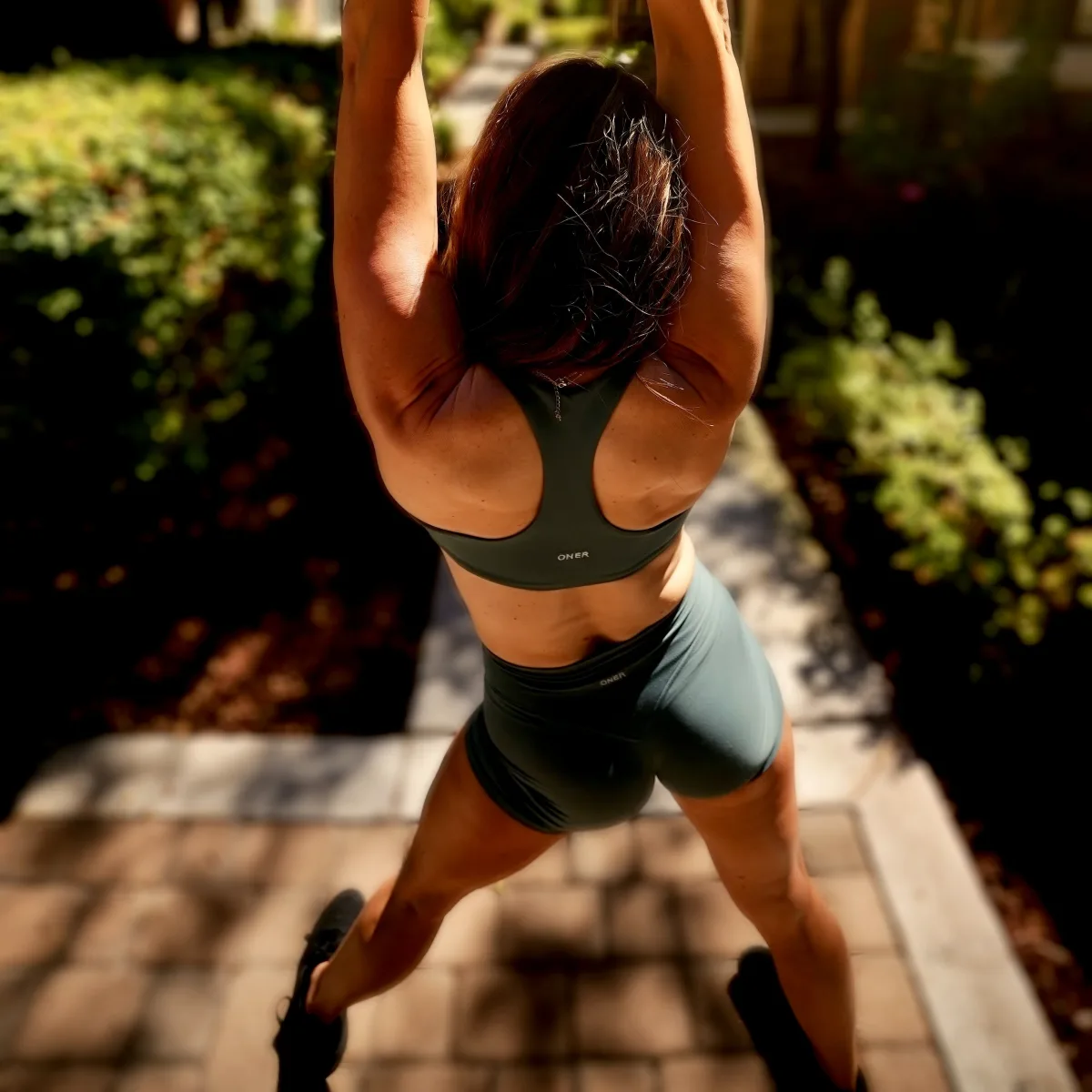 An outdoor stretch featured in RECLAIM